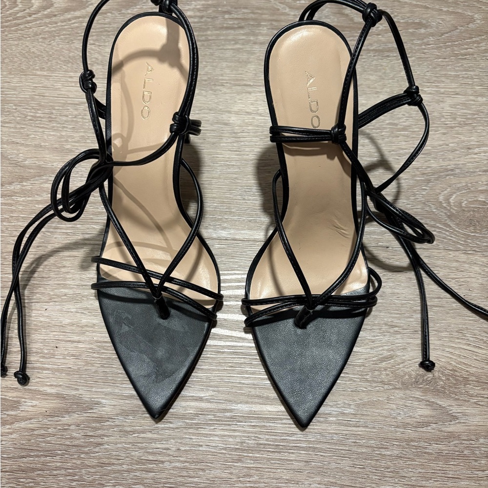 ALDO Lace-Up Heels - Size: 8